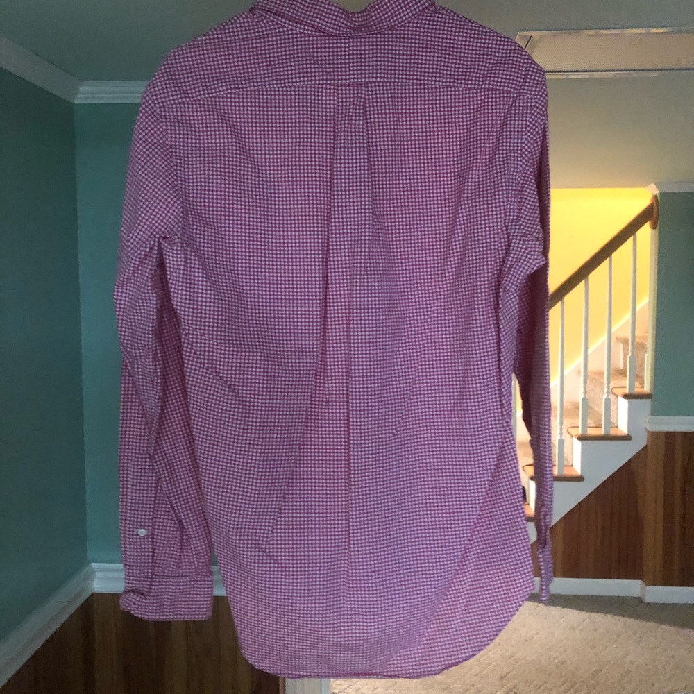 Pink Polo Dress Shirt